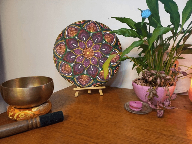 Mandala 30 cm "gaité et abondance"