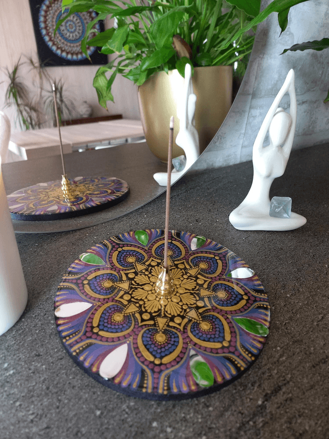 Porte-encens 15 cm "reliance et guidance"