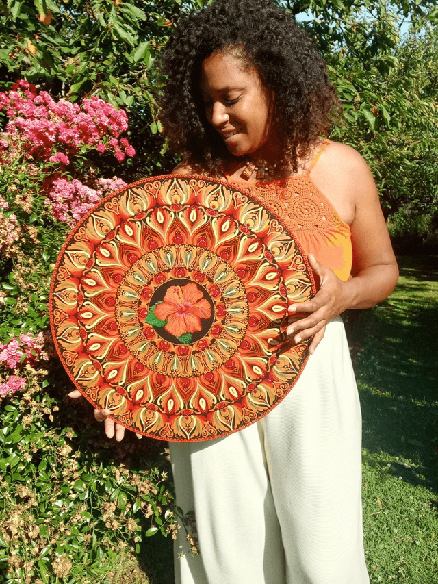Mandala 55 cm "Générosité et pouvoir d'agir"