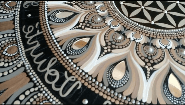 Mandala 55 cm fleur de vie