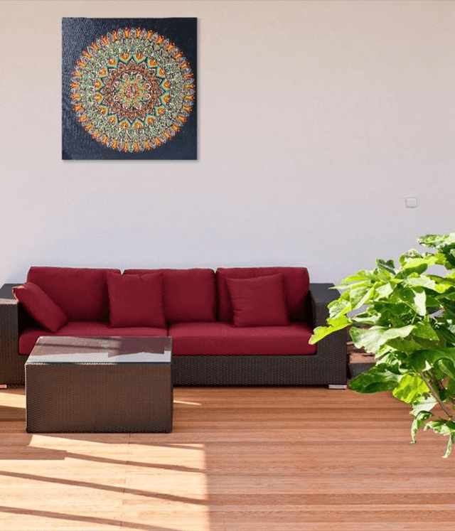 Mandala Toile 80 cm "Expansion de soi"