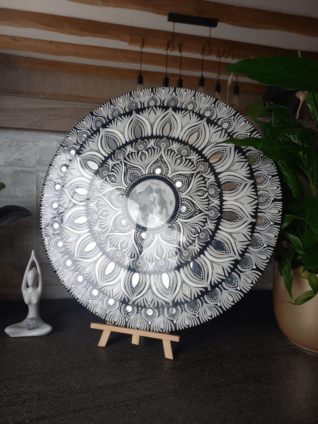 Mandala 40 cm "Pleine Lune"