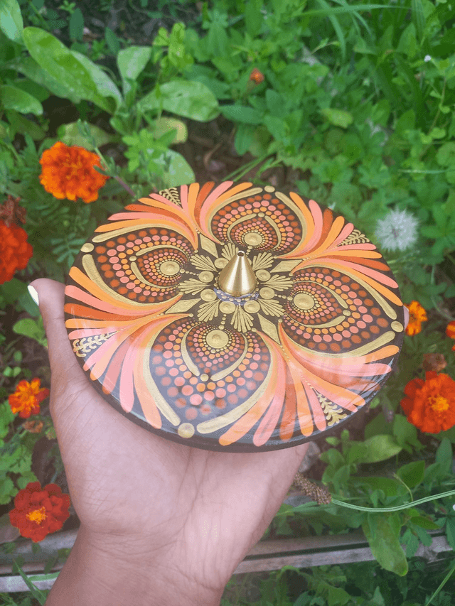 Porte-encens 15 cm "chakra sacré"