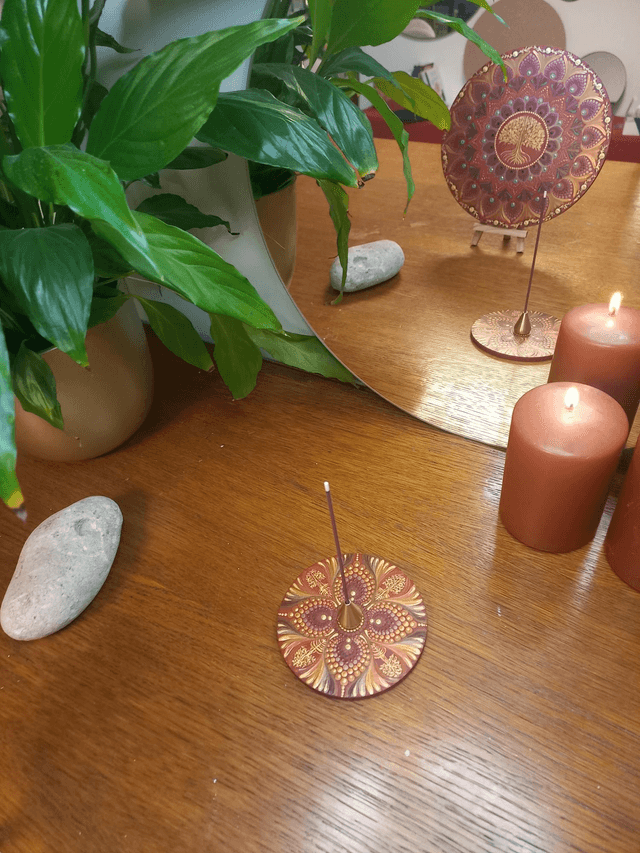 Porte-encens arbre de vie