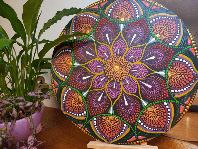Mandala 30 cm "gaité et abondance"