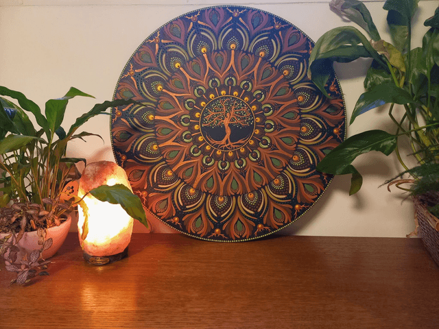 Mandala 55 cm "Ancrage féminin"