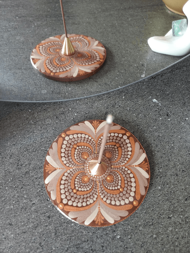 Porte-encens 10 cm "Respect du vivant"