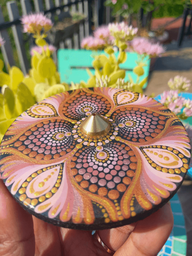 Porte-encens 10 cm "Douce clarté n°2"
