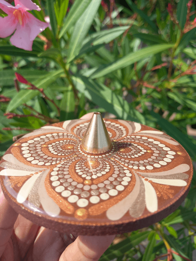 Porte-encens 10 cm "Respect du vivant"