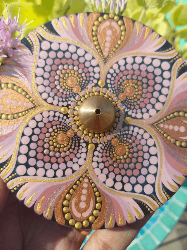 Porte-encens 10 cm "Douce clarté n°1"