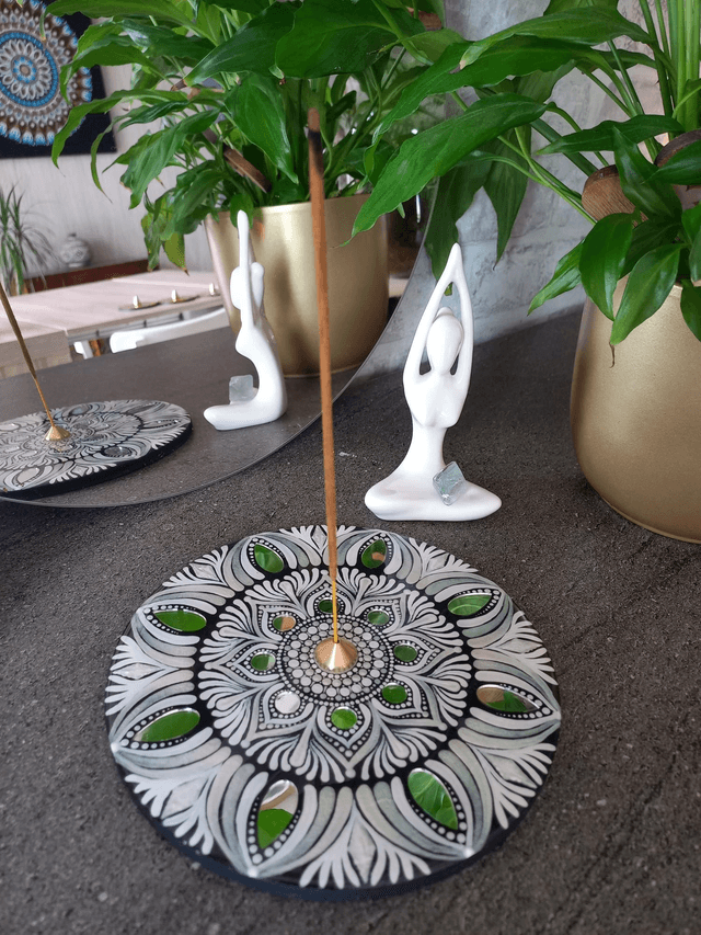 Porte-encens 18 cm "Énergie de Lune"