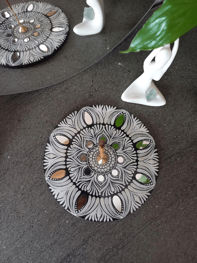 Porte-encens 18 cm "Énergie de Lune"