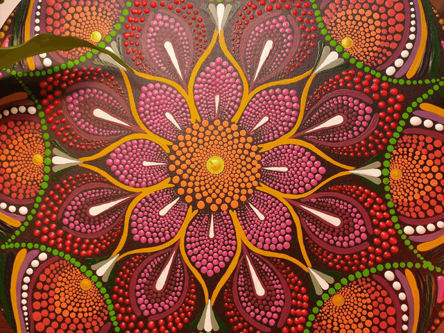 Mandala 30 cm "gaité et abondance"