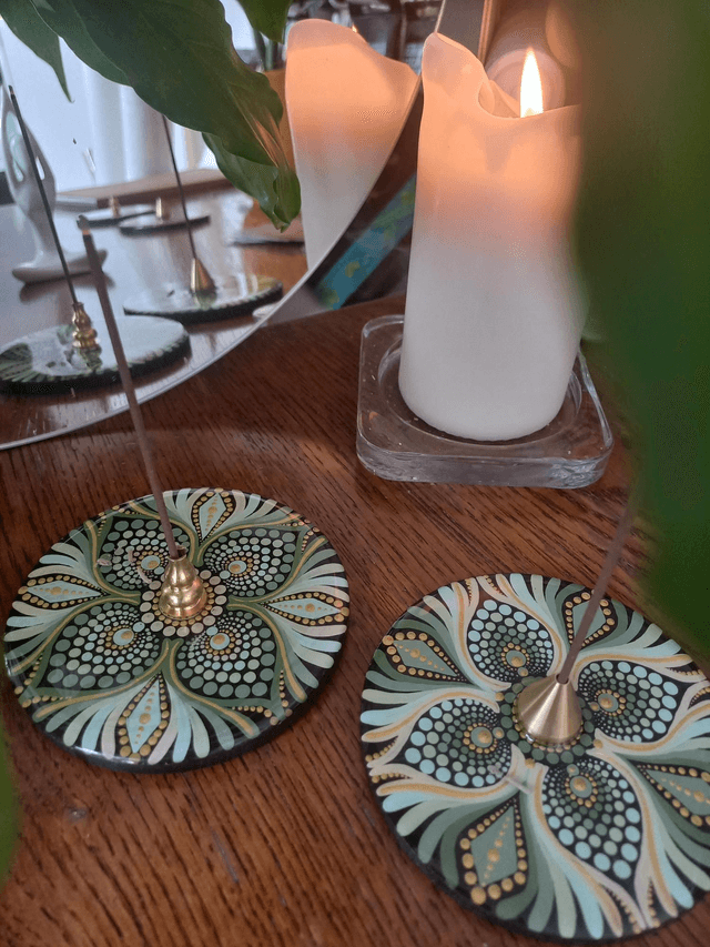 Duo porte-encens &quot;nature calme&quot;